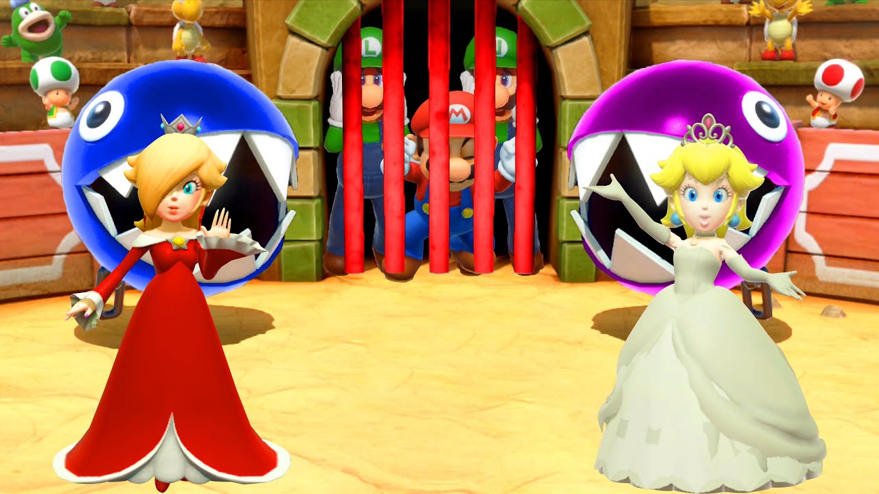 スーパーマリオパーティ】ミニゲームピーチVsルイージVsマリオVs
