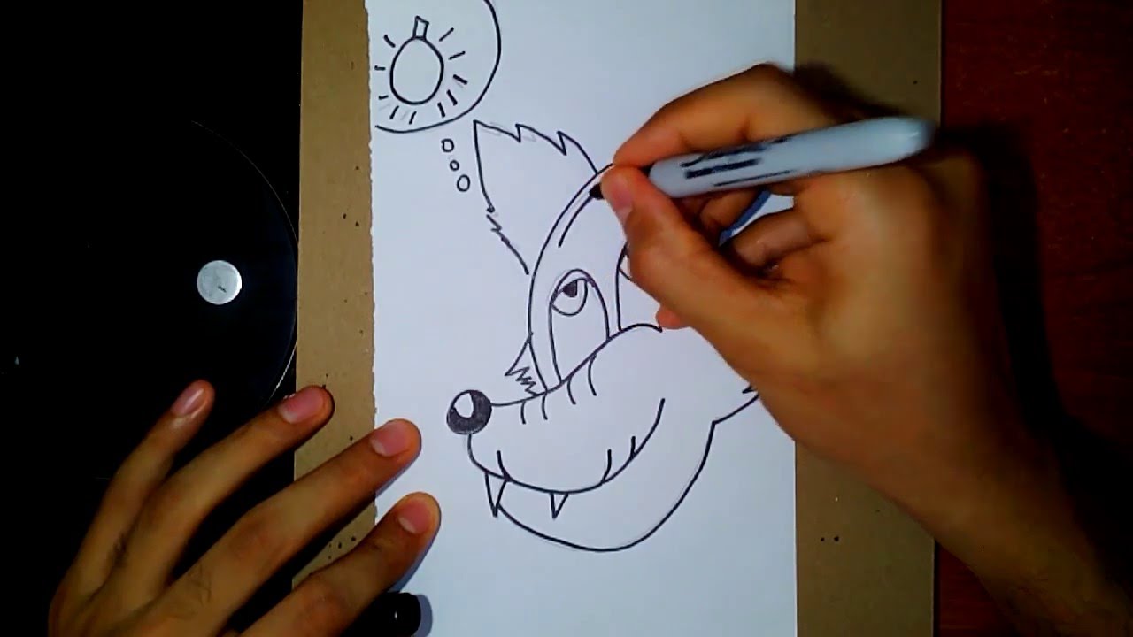How to Draw a Wolf - Como Dibujar un Lobo 18 - YouTube