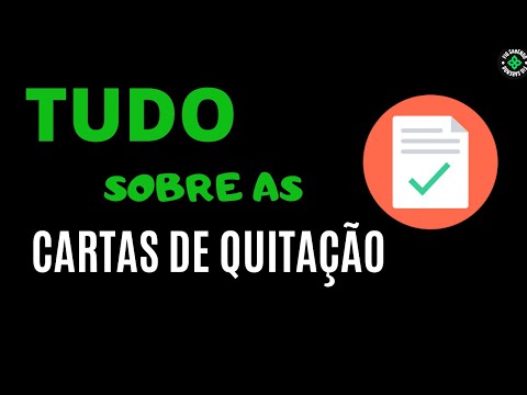 Vídeo: Como Redigir Um Pedido De Quitação Do Banco