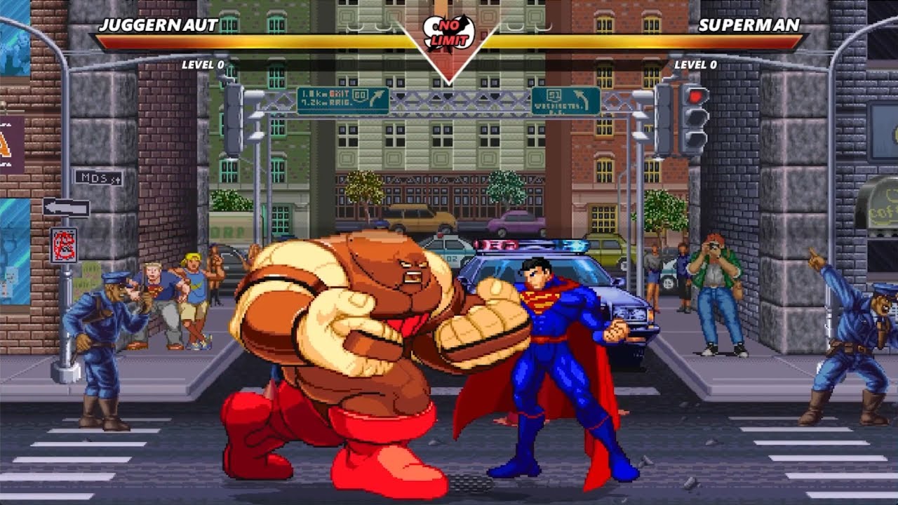 JUGGERNAUT VS SUPERMAN | MARVEL VS DC MUGEN - YouTube