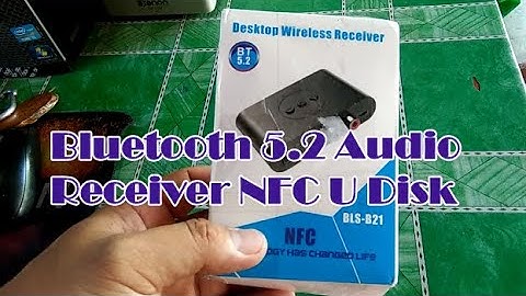 Bluetooth 5.0 Audio Receiver NFC U Disk RCA 3.5mm AUX USB Stereo Music Wireless Adapter With Mic..
