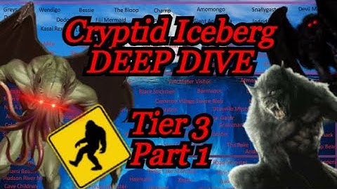 Cryptids & Paranormal Entities Iceberg Tier 3 Part 1 | Emperor Zeech