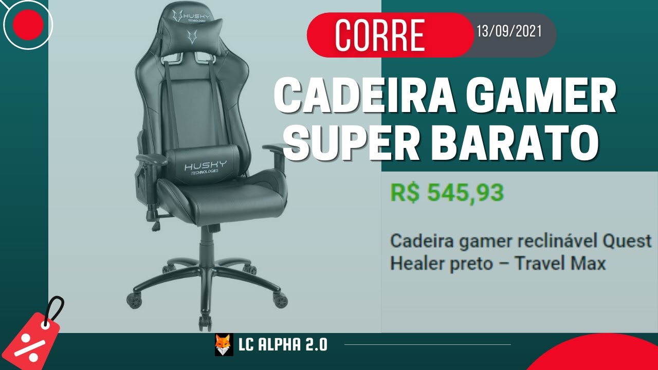 CHEGOU A HORA - Cadeira Gamer menos de 600 reais CUPOM , Notebook e ...
