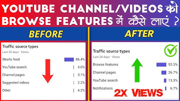How To Rank Youtube Channel In Browse Features | Video Ko Browse Features Me Kaise Laaye |