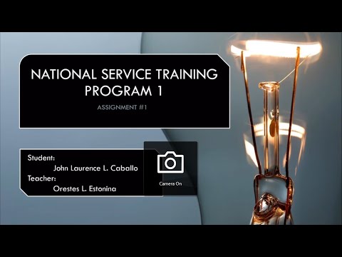 Youth National Service Training Program