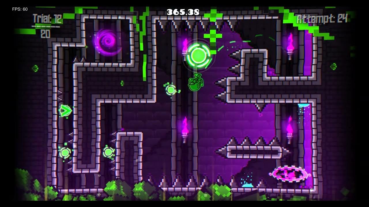 the twenty trials of geometry dash YouTube