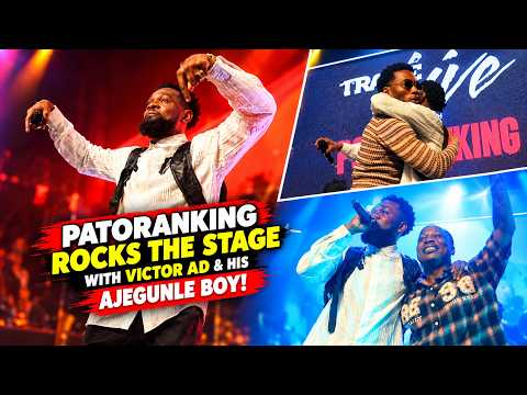 BEAUTIFUL MOMENT BETWEEN PATORANKING AND VICTOR AD ON STAGE