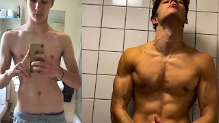 My insane 2 year calisthenics/gymnastics skills + body TRANSFORMATION motivational