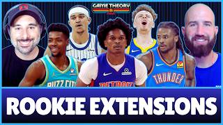 Mock Rookie Extensions for 2023 NBA Draft | Miller, Wallace, Ausar, more | Game Theory Podcast