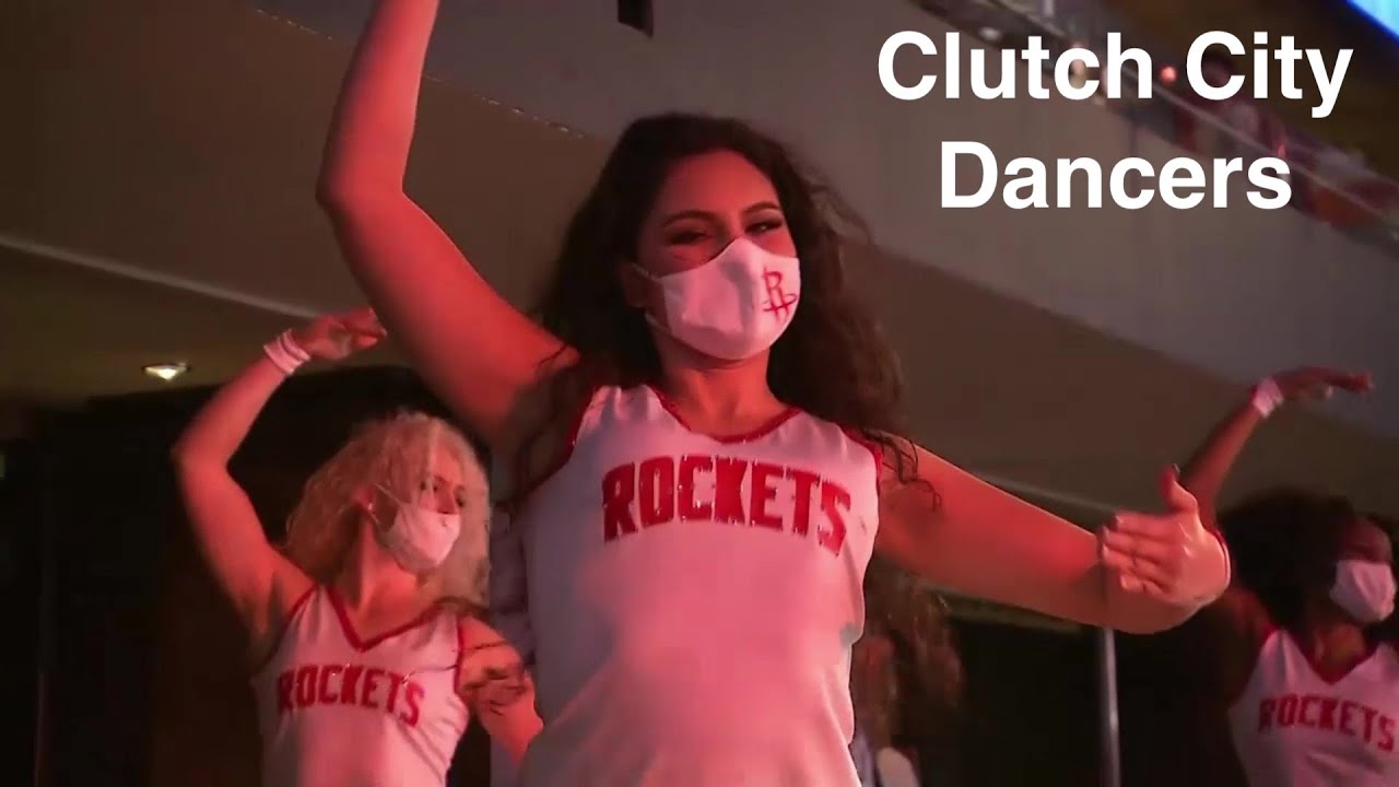 Clutch City Dancers (Houston Rockets Dancers) NBA Dancers 4/5/2021 dance performance YouTube