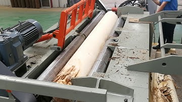 Wood Log Debarking Machine