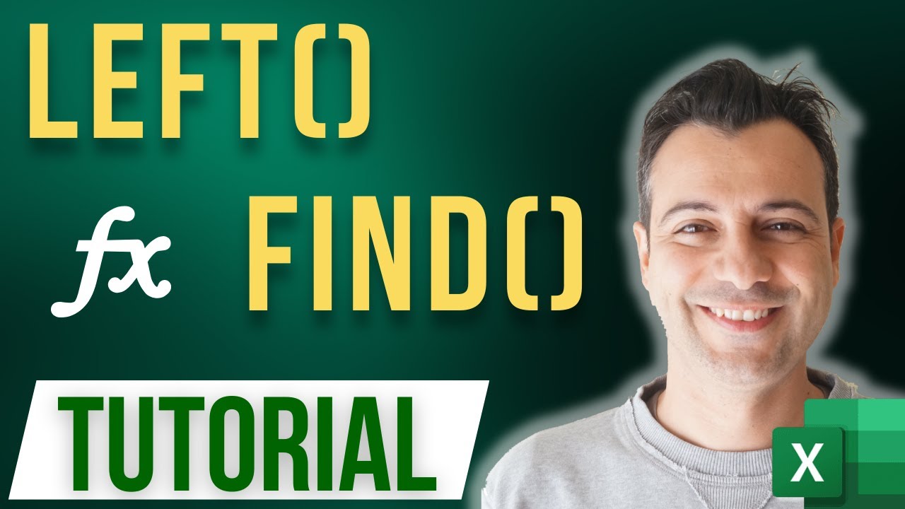 how-to-combine-the-left-find-functions-in-excel-youtube