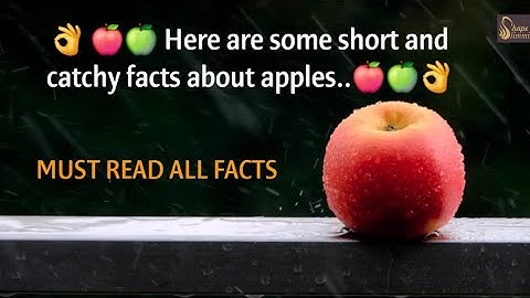  Here are some short and catchy facts about apples #viralvideo