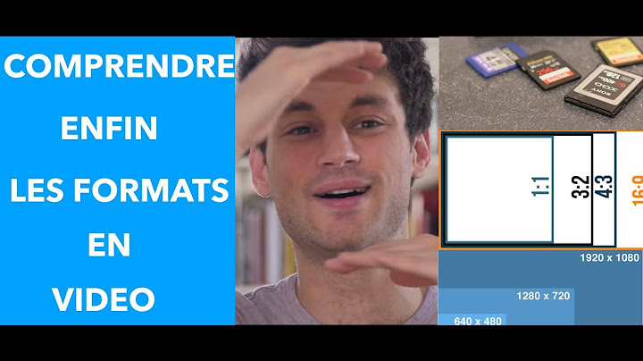 COMPRENDRE enfin les FORMATS en VIDÉO