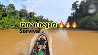 TAMAN NEGARA TIBA TIBA | MANCING SUNGAI HULU TEMBELING TRIP YANG TIBA TIBA TERUS PERGI 