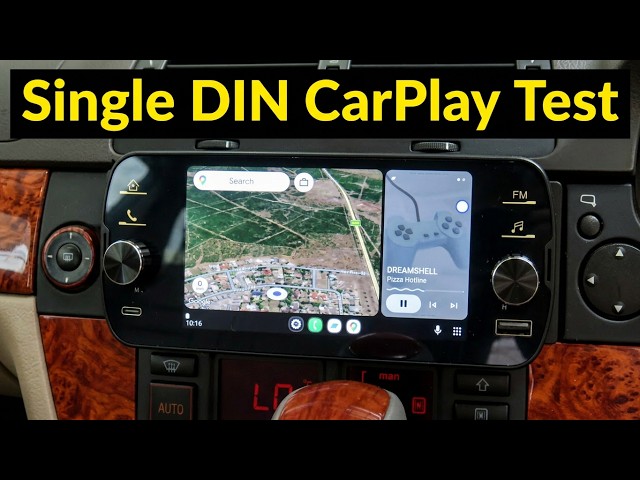 Here's what a single din Android Auto/Carplay radio can do - YouTube