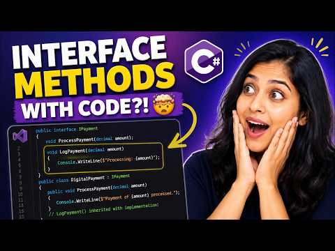C# Interfaces Can Have Method Implementations?! 🤯 Default Interface Methods Explained