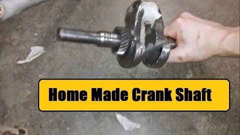 So i made my own crankshaft ... Modified Honda Clone clone. ( Predator 212 )