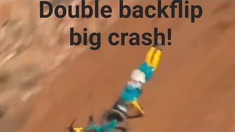 Adolf Silva 2nd run double backflip crash redbull rampage 2025