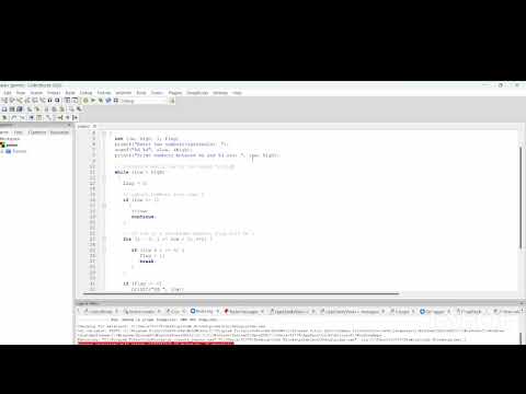 C Program to print the prime number between two intervals