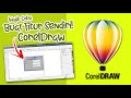 Membuat Tambahan Fitur Sendiri di Corel Draw | Custom Tool Semua versi Corel Draw