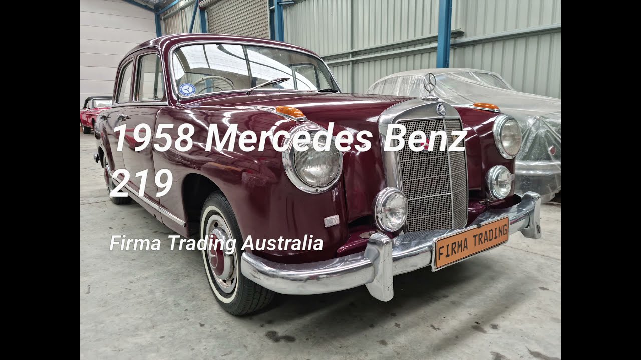 1958 Mercedes Benz 219 by Firma Trading Australia www.firmaauto.com