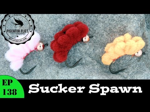 Tying a GloBug Chenille Sucker Spawn Steelhead & Salmon Fly - Ep 138 PF #PiscatorFlies