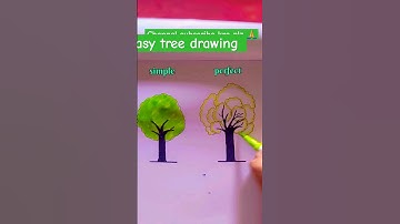 Easy tree drawing  || #shorts #viral #trending #easy #drawing #youtubeshorts #tree #satisfying #like