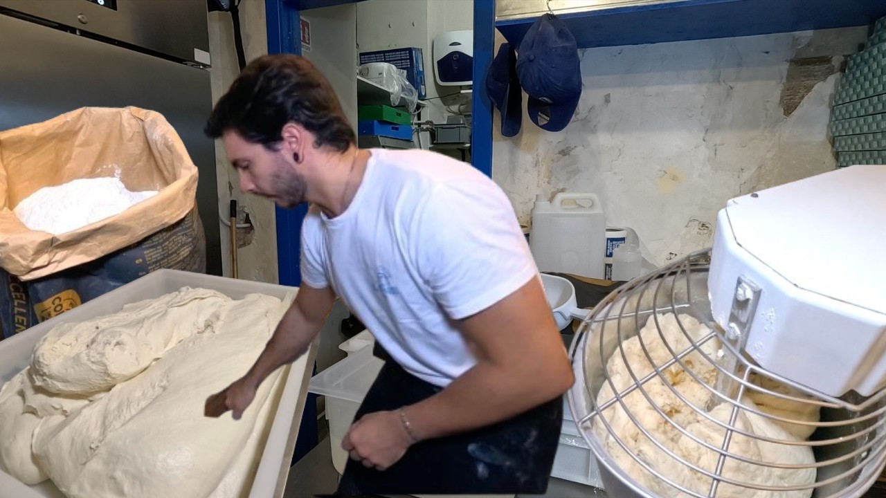 Тесто для пиццы с автолизом объяснено шаг за шагом! Гидратация 70