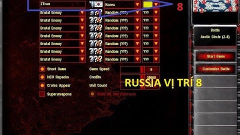 RA2 Rusia Đánh 7 Nước Cấp 3 Vị Trí 8 ZTran