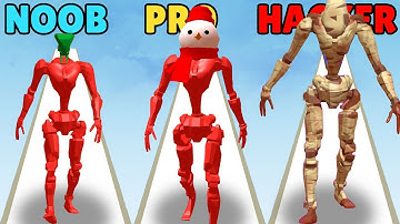 NOOB vs PRO vs HACKER in Pierce Them All 3D