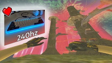 10:00 minutes of cs 1.6 240hz parkour keyboard and mouse ASMR (relaxing gameplay)