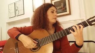 Video thumbnail of "Leo Brouwer Etude No. 6 (Etudes Simples / Estudios Sencillos)"