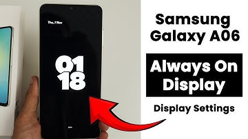 Set Always On Display In Samsung Galaxy A06 | Get Always On Display