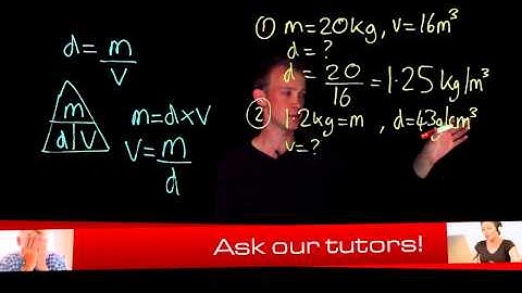 354 Using the density formula