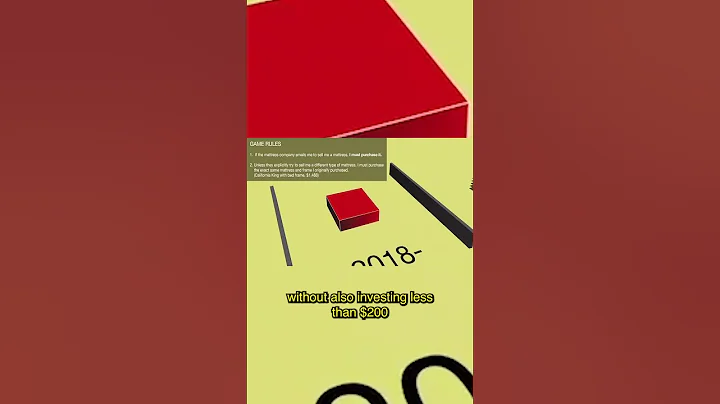 Jon created a game about buying mattresses. It's pretty good.