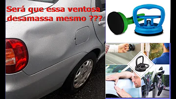 Como usar ventosa para desamassar lataria de carro?