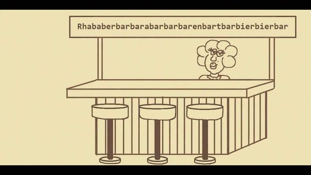 Rhababerbarbara - Ausspracheübung... - YouTube