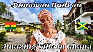 Jamaican woman moved to Ghana from UK to build an amazing villa