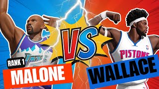 Karl Malone is UNSTOPPABLE vs the Best Center Ben Wallace Rank 1 Gameplay Taiwan
