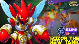 IMMORTAL SCIZOR BUILD FULL GUIDE GAMEPLAY | SCIZOR THE NEW TANK | POKÉMON UNITE | #popular #gameplay