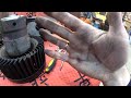 Как снять и почистить мотор климата Крайслер 300С