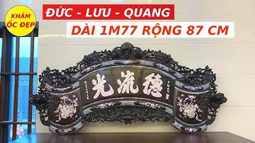 Đẹp Xuất Sắc Cuốn Thư Khảm Ốc Lõi Singapore Đức Lưu Quang Siêu VIP | Khảm Ốc Đẹp Triệu Khảm Trai