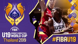 USA vs Germany  - Full Game - FIBA U19 Women's Basketball World Cup 2019