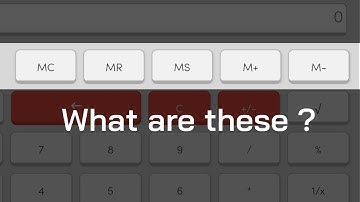 What are M functions on a calculator ? | M+ M- MR MS and MC | #calculator #tutorial #howto