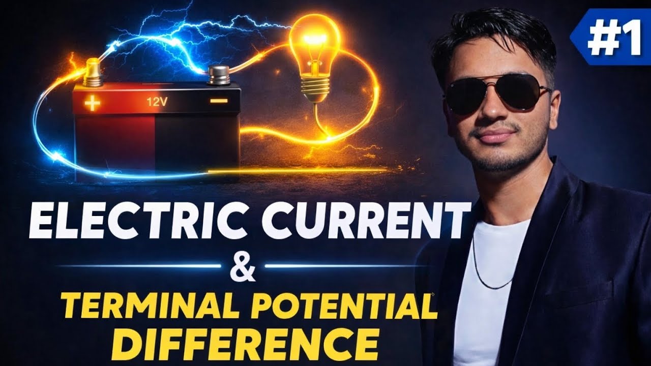 Electric Current & Terminal Potential Difference | Class 10 Physics Chapter 12 | #1
