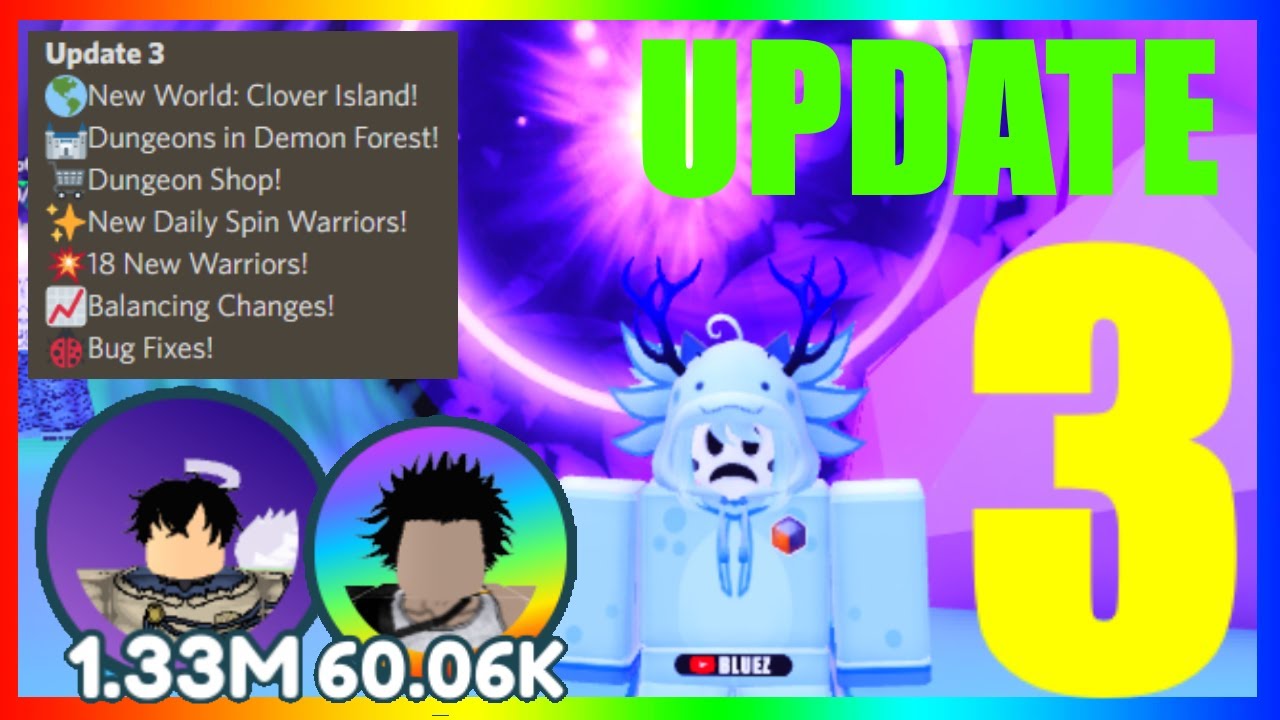 ALL NEW SECRET *DUNGEONS* UPDATE 3 CODES In Roblox Anime Warriors  Simulator! 