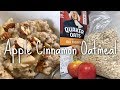 【休日の朝にアップルシナモンオートミール作り】Apple Cinnamon Oatmeal - YUKIO199