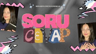 Soru&Cevapkorece Ile İlgili Sorularınızı Cevapladım