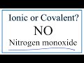Electronegativity and Bonding in NO
